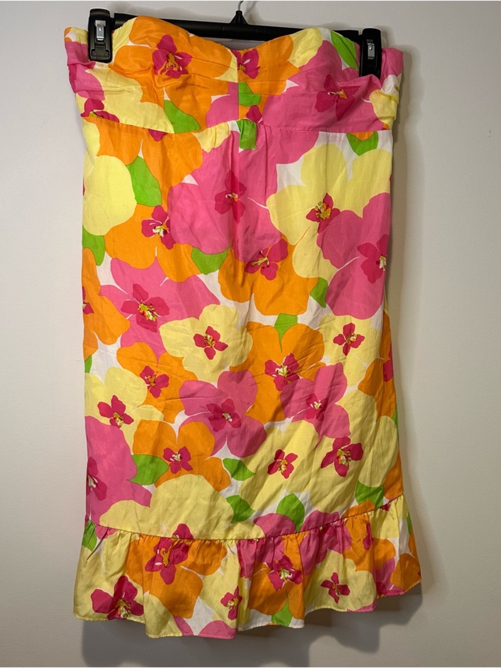 vintage lilly pulitzer strapless dress size 8